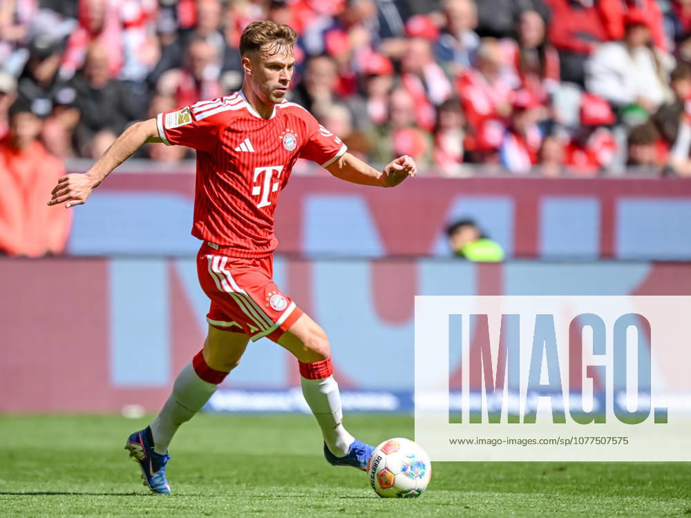 Joshua Kimmich FC Bayern München in action, on the ball, single action during the Bundesliga match between FC Bayern München and 1 FC Köln, Allianz Arena on May 16, 2026 in Munich, Germany Photo by Harry Langer DeFodi Images Joshua Kimmich FC Bayern München controls the Ball during the Bundesliga match between FC Bayern München and 1 FC Köln at Allianz Arena on May 16, 2026 in München, Germany Photo by Harry Langer DeFodi Images DFL regulations prohibit any use of photographs as image sequences and or quasi video Photo by Harry Langer DeFodi Images DFL regulations prohibit any use of photographs as image sequences and or quasi video