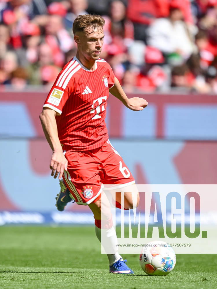 Joshua Kimmich FC Bayern München in action, on the ball, single action during the Bundesliga match between FC Bayern München and 1 FC Köln, Allianz Arena on May 16, 2026 in Munich, Germany Photo by Harry Langer DeFodi Images Joshua Kimmich FC Bayern München controls the Ball during the Bundesliga match between FC Bayern München and 1 FC Köln at Allianz Arena on May 16, 2026 in München, Germany Photo by Harry Langer DeFodi Images DFL regulations prohibit any use of photographs as image sequences and or quasi video Photo by Harry Langer DeFodi Images DFL regulations prohibit any use of photographs as image sequences and or quasi video