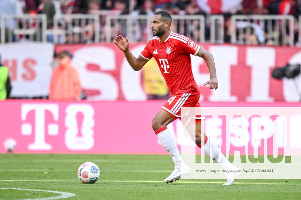 Jonathan Tah FC Bayern München in action, am Ball, Einzelaktion waehrend des spiels der Bundesliga zwischen FC Bayern München und 1 FC Köln, Allianz Arena am 16 May 2026 in München, Germany Photo by Harry Langer DeFodi Images Jonathan Tah FC Bayern München controls the Ball during the Bundesliga match between FC Bayern München and 1 FC Köln at Allianz Arena on May 16, 2026 in München, Germany Photo by Harry Langer DeFodi Images DFL regulations prohibit any use of photographs as image sequences and or quasi video Photo by Harry Langer DeFodi Images DFL regulations prohibit any use of photographs as image sequences and or quasi video