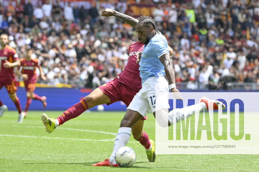 Lazios Nuno Tavares during the Serie A Enilive soccer match between AS Roma and SS Lazio at the Rome s Olympic stadium, Italy - Sunday, May 17, 2026. - Soccer.