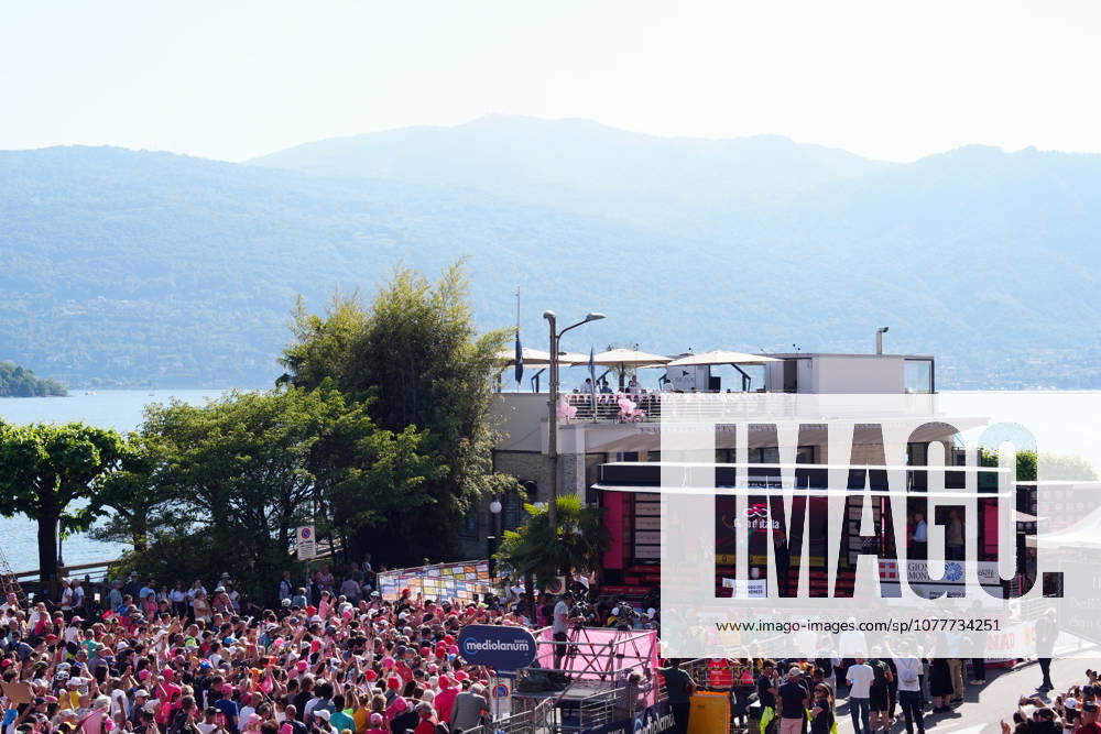 Italys Alberto Bettiol of XDS Astana Team winner of the stage on the finish line during Stage 13 of the Giro dItalia, from Alessandria to Verbania, Italy, Friday May 22, 2026.