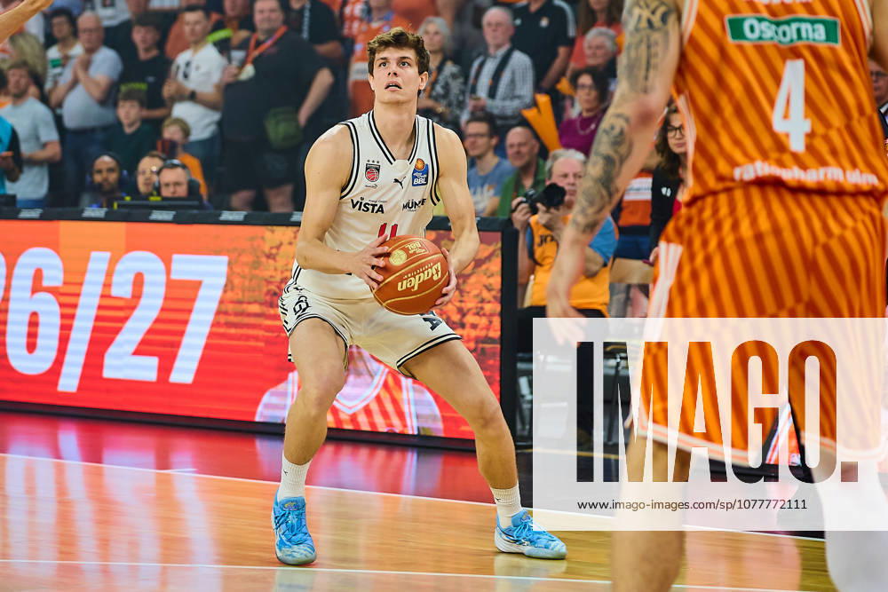 Richard Balint BMA365 Bamberg Baskets, 11 GER, ratiopharm ulm vs Bamberg Baskets, basketball, playoffs, quarterfinals, 3 match, EasyCredit BBL, 2025 2026 season, 23 05 2026 GER, ratiopharm ulm vs Bamberg Baskets, basketball, playoffs, quarterfinals, 3 match, EasyCredit BBL, 2025 2026 season, 23 05 2026 New Ulm