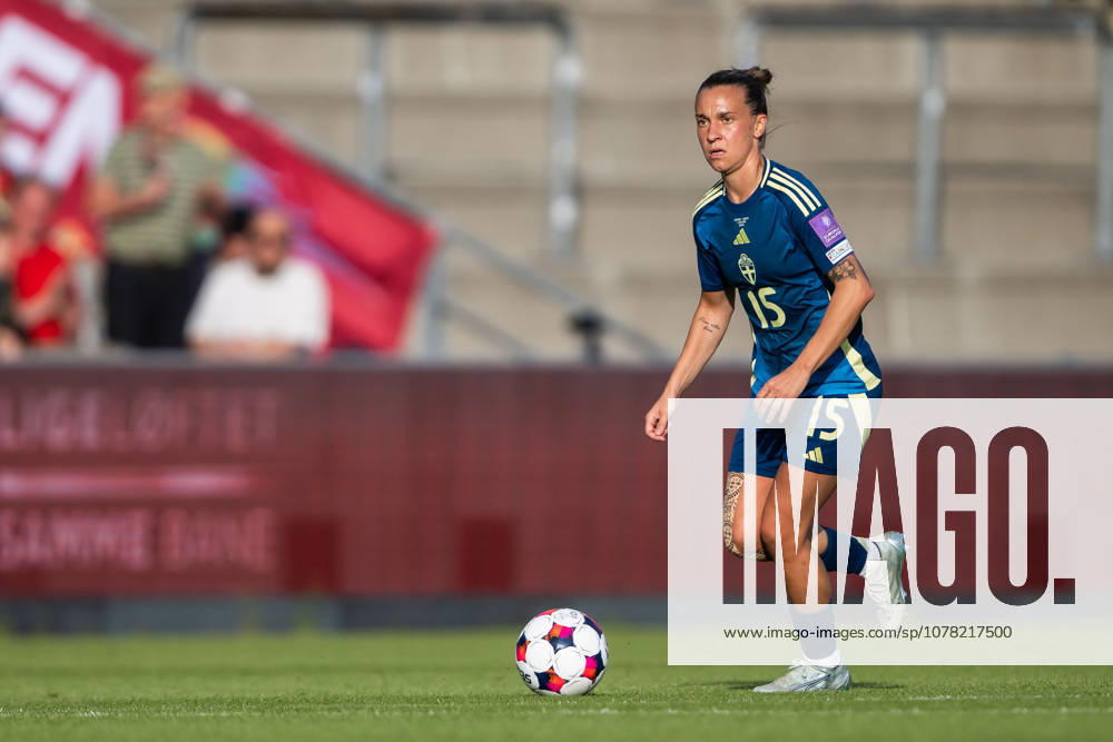 Julia Zigiotti Olme of Sweden during the FIFA Womens World Cup Qualifier football match between Denmark and Sweden on June 5, 2026 in Odense Photo Ludvig Thunman BILDBYRAN code LT LT0798 fotboll football soccer fotball vm kval kval fifa womens world cup qualifier qualifier danmark sverige sweden denmark dam bbeng