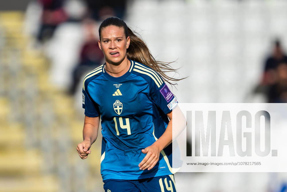 Bella Andersson of Sweden during the FIFA Womens World Cup Qualifier football match between Denmark and Sweden on June 5, 2026 in Odense Photo Ludvig Thunman BILDBYRAN code LT LT0798 fotboll football soccer fotball vm kval kval fifa womens world cup qualifier qualifier danmark sverige sweden denmark dam bbeng
