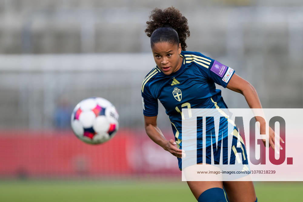 Felicia Schröder of Sweden during the FIFA Womens World Cup Qualifier football match between Denmark and Sweden on June 5, 2026 in Odense Photo Ludvig Thunman BILDBYRAN code LT LT0798 fotboll football soccer fotball vm kval kval fifa womens world cup qualifier qualifier danmark sverige sweden denmark dam bbeng