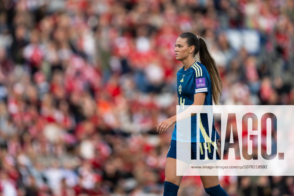 Bella Andersson of Sweden during the FIFA Womens World Cup Qualifier football match between Denmark and Sweden on June 5, 2026 in Odense Photo Ludvig Thunman BILDBYRAN code LT LT0798 fotboll football soccer fotball vm kval kval fifa womens world cup qualifier qualifier danmark sverige sweden denmark dam bbeng