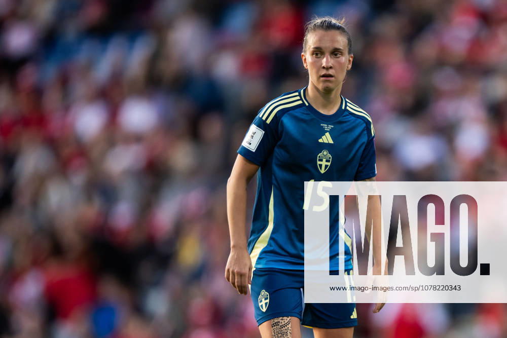 Julia Zigiotti Olme of Sweden during the FIFA Womens World Cup Qualifier football match between Denmark and Sweden on June 5, 2026 in Odense Photo Ludvig Thunman BILDBYRAN code LT LT0798 fotboll football soccer fotball vm kval kval fifa womens world cup qualifier qualifier danmark sverige sweden denmark dam bbeng