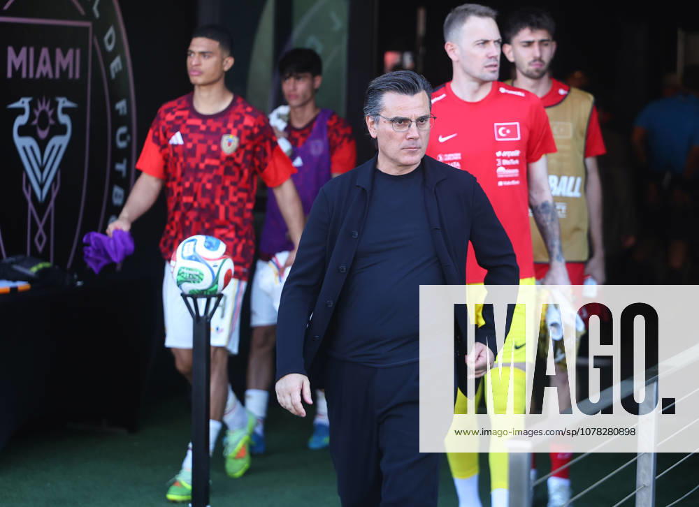 Turkiye s head coach Vincenzo Montella during the International Friendly, Länderspiel, Nationalmannschaft match between Turkiye and Venezuela at Inter Miami FC Stadium on June 7, 2026 in Miami, United States. (