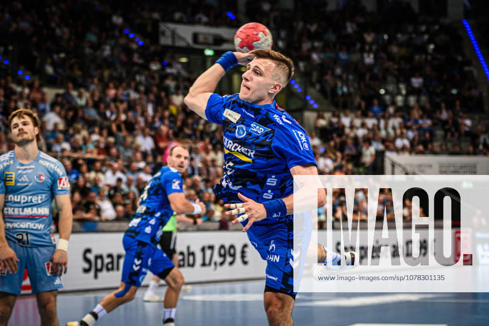 Simone Mengon TVB Stuttgart, 15 GER, TVB Stuttgart HC Erlangen, DAIKIN HBL, Handball, Bundesliga, 34 Matchday, Season 2025 2026, 07 06 2026 GER, TVB Stuttgart HC Erlangen, DAIKIN HBL, Handball, Bundesliga, 34 Matchday, Season 2025 2026, 07 06 2026 Stuttgart