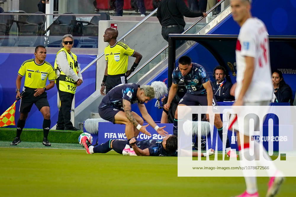 USA Soccer 2026 FIFA World Cup Group Stage Group D Turkey vs. Paraguay Levi’s Stadium, Santa Clara, San Francisco Bay Area, Santa Clara County, California Goal and goal celebration for the 1–0 score by Mathias Villasanti Mathias Villasanti, Paraguay, 23 Joy, emotion, celebration,detected_source_language