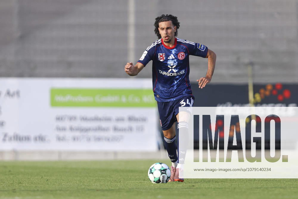 Anas Slimani of Fortuna Düsseldorf in action, on the ball, making a solo run during the friendly match between 1 FC Monheim and Fortuna Düsseldorf at the Merkur Spielbanken Arena on July 3, 2026, in Monheim am Rhein, Germany Photo by Oliver Kaelke, DeFodi Images Anas Slimani of Fortuna Düsseldorf controls the ball during the friendly match between 1 FC Monheim and Fortuna Düsseldorf at Merkur Spielbanken Arena on July 3, 2026 in Monheim, Germany Photo by Oliver Kaelke, DeFodi Images Photo by Oliver Kaelke, DeFodi Images