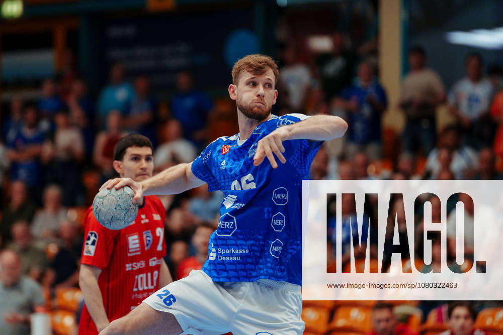 2 Handball Bundesliga 32 Matchday Dessau Roßlauer HV 06 SG BBM Bietigheim Yannick Danneberg Dessau Roßlauer HV 06, 26 the Seven meters throw at 22 05 2026 in Anhalt Arena, Dessau Rosslau Saxony Anhalt Dessau Rosslau Anhalt Arena Dessau Saxony Anhalt Germany