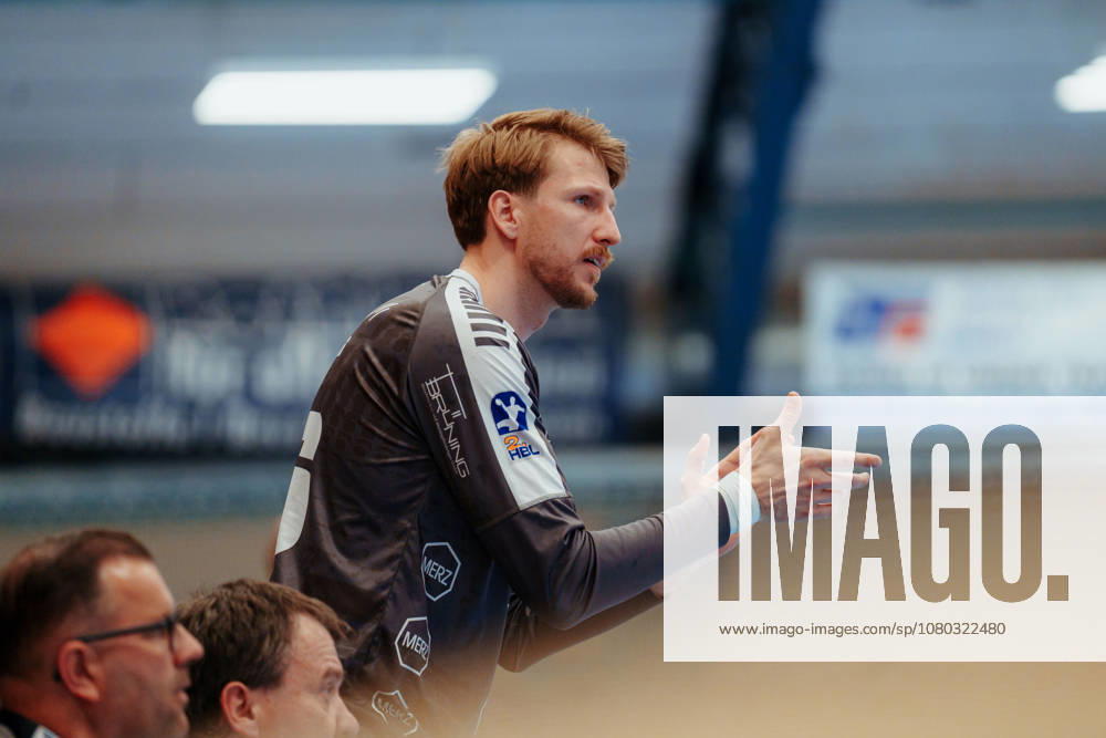 2 Handball Bundesliga 32 Matchday Dessau Roßlauer HV 06 SG BBM Bietigheim Philip Ambrose Dessau Roßlauer HV 06, 16 fires The Team to at 22 05 2026 in Anhalt Arena, Dessau Rosslau Saxony Anhalt Dessau Rosslau Anhalt Arena Dessau Saxony Anhalt Germany