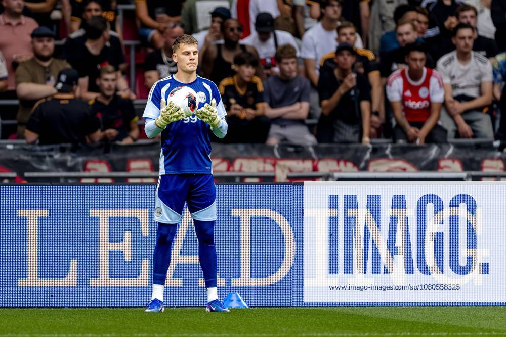 AMSTERDAM: AFC Ajax Amsterdam goalkeeper Maarten Paes during the Conference League match between AFC Ajax and FK Vojvodina at the Johan Cruijff ArenA on July 30, 2026, in Amsterdam, the Netherlands. Photo by DeFodi Images