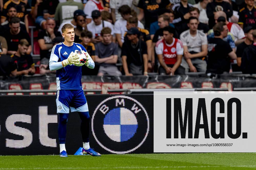 AMSTERDAM: AFC Ajax Amsterdam goalkeeper Maarten Paes during the Conference League match between AFC Ajax and FK Vojvodina at the Johan Cruijff ArenA on July 30, 2026, in Amsterdam, the Netherlands. Photo by DeFodi Images