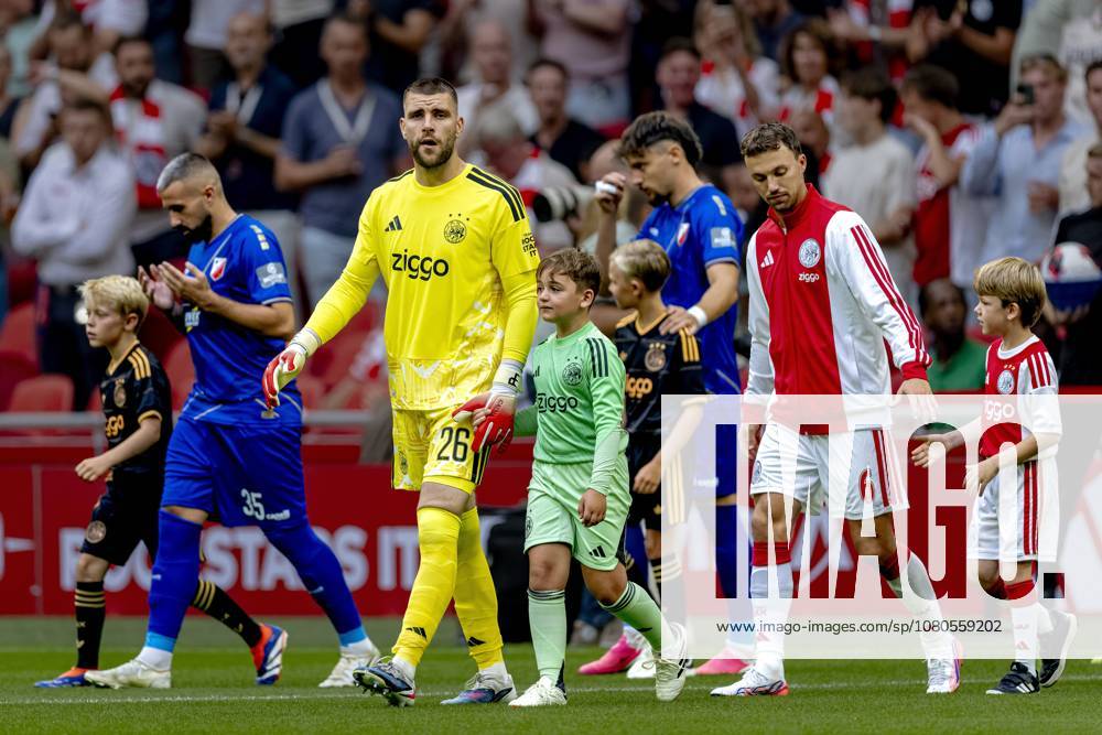 AMSTERDAM: AFC Ajax Amsterdam goalkeeper Maarten Paes during the Conference League match between AFC Ajax and FK Vojvodina at the Johan Cruijff ArenA on July 30, 2026, in Amsterdam, the Netherlands. Photo by DeFodi Images