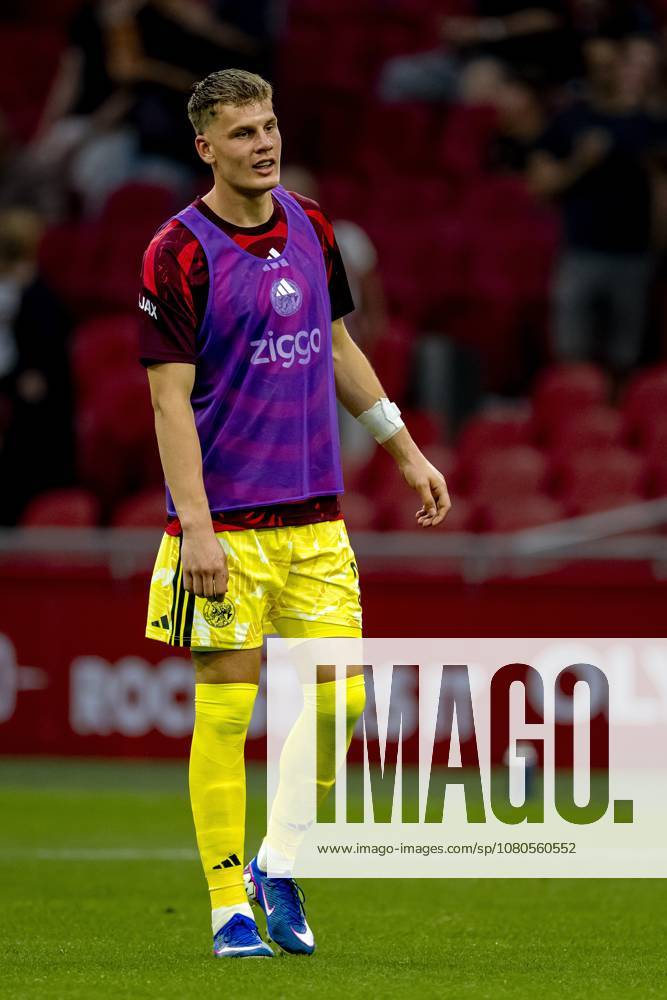 AMSTERDAM: AFC Ajax Amsterdam goalkeeper Joeri Heerkens during the Conference League match between AFC Ajax and FK Vojvodina at the Johan Cruijff ArenA on July 30, 2026, in Amsterdam, the Netherlands. Photo by DeFodi Images