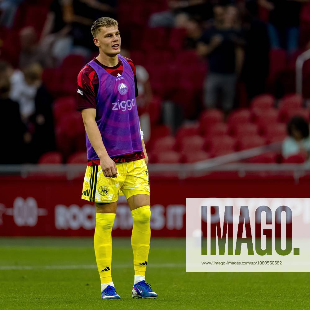 AMSTERDAM: AFC Ajax Amsterdam goalkeeper Joeri Heerkens during the Conference League match between AFC Ajax and FK Vojvodina at the Johan Cruijff ArenA on July 30, 2026, in Amsterdam, the Netherlands. Photo by DeFodi Images