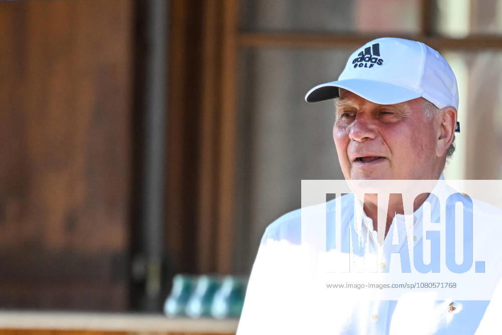 Rottach Egern, Germany, July 30, 2026: Uli Hoeneß of FC Bayern Munich watches during the friendly match between FC Rottach Egern and FC Bayern Munich at the Birkenmoos Stadium on July 30, 2026, in Rottach Egern, Germany. Photo by Harry Langer, DeFodi Images. Rottach Egern, Germany, July 30, 2026. Uli Hoeneß of FC Bayern Munich looks on during the friendly match between FC Rottach Egern and FC Bayern Munich at Stadion am Birkenmoos on July 30, 2026 in Rottach Egern, Germany. Photo by Harry Langer, DeFodi Images. DFB and DFL regulations prohibit any use of photographs as image sequences and or quasi-video. Photo by Harry Langer, DeFodi Images. DFB and DFL regulations prohibit any use of photographs as imSEQUENCES AND OR QUASI-VIDEO