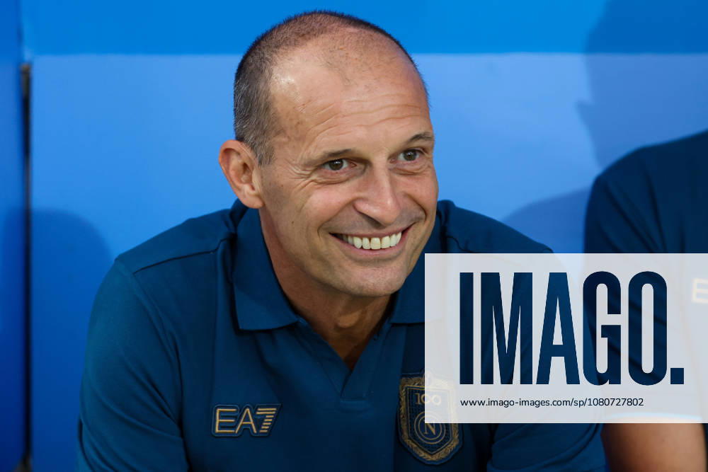 Napolis head coach Massimiliano Allegri during the friendly match Napoli and Osasuna at the Teofilo Patini Stadium in Castel Di Sangro, Central Southern Italy - Wednesday, August 05 , 2026. - Soccer .