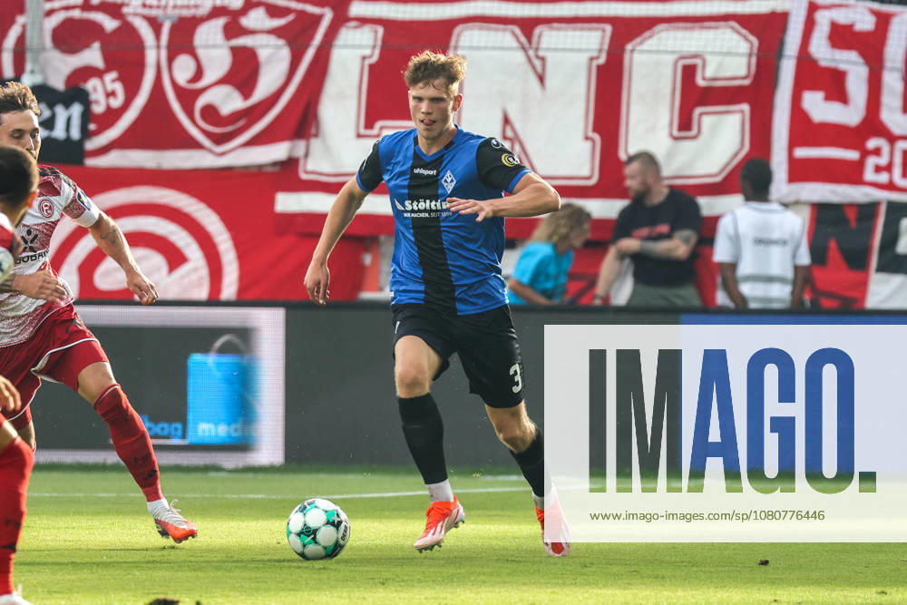 Moritz Malik Polte, SV Waldhof Mannheim, 3rd Division, Matchday 1, SV Waldhof Mannheim vs. Fortuna Düsseldorf on August 7, 2026, at Carl Benz Stadium in Mannheim, Germany; Carl Benz Stadium, Mannheim, Germany