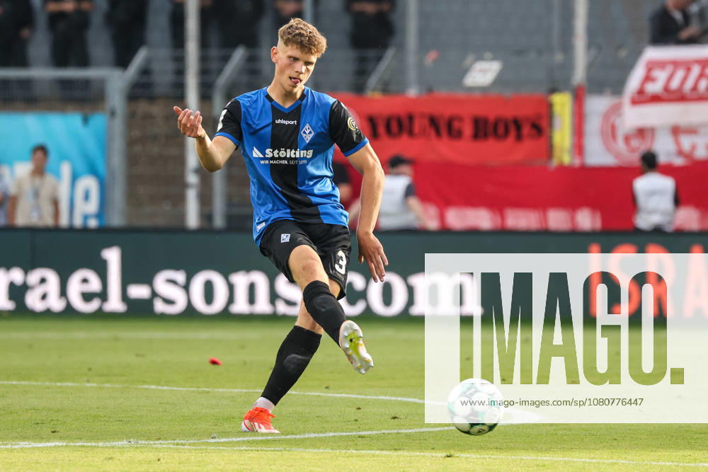 Moritz Malik Polte, SV Waldhof Mannheim, 3rd Division, Matchday 1, SV Waldhof Mannheim vs. Fortuna Düsseldorf on August 7, 2026, at Carl Benz Stadium in Mannheim, Germany; Carl Benz Stadium, Mannheim, Germany