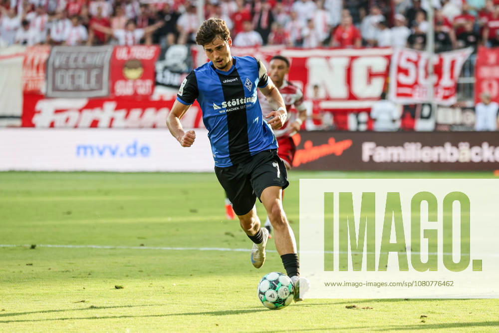 Lovis Bierschenk, SV Waldhof Mannheim, German 3rd Division, Matchday 1, SV Waldhof Mannheim vs. Fortuna Düsseldorf on August 7, 2026, at Carl Benz Stadium in Mannheim, Germany; Carl Benz Stadium, Mannheim, Germany
