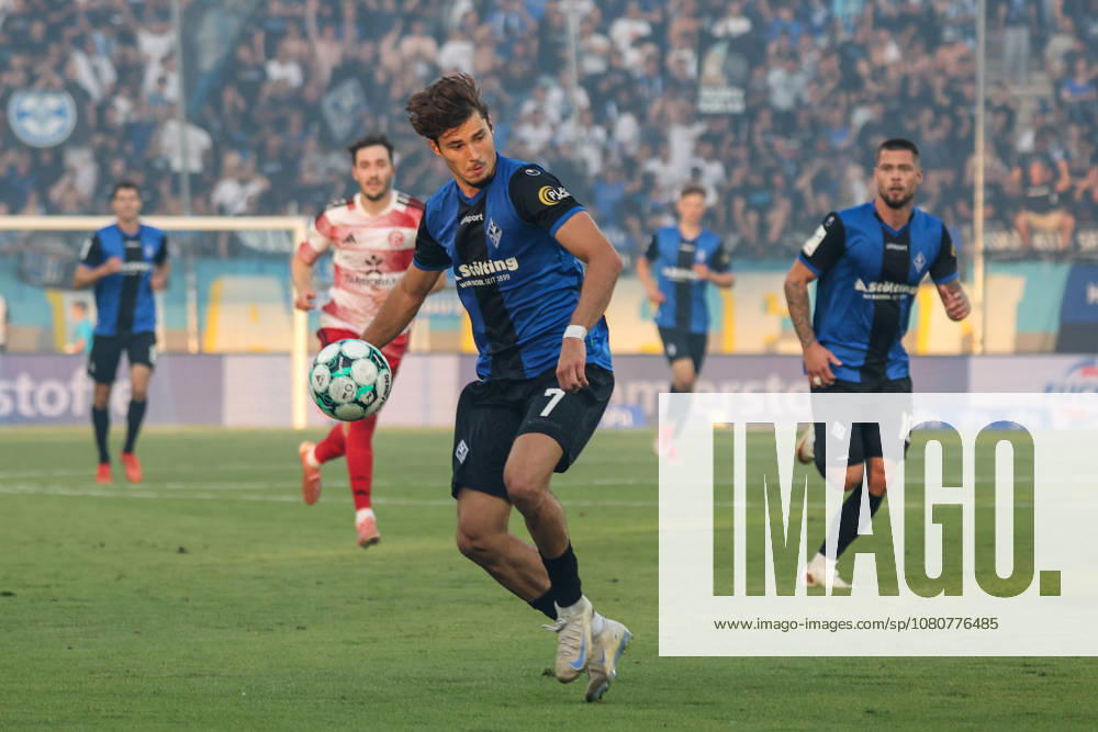 Lovis Bierschenk, SV Waldhof Mannheim, German 3rd Division, Matchday 1, SV Waldhof Mannheim vs. Fortuna Düsseldorf on August 7, 2026, at Carl Benz Stadium in Mannheim, Germany; Carl Benz Stadium, Mannheim, Germany
