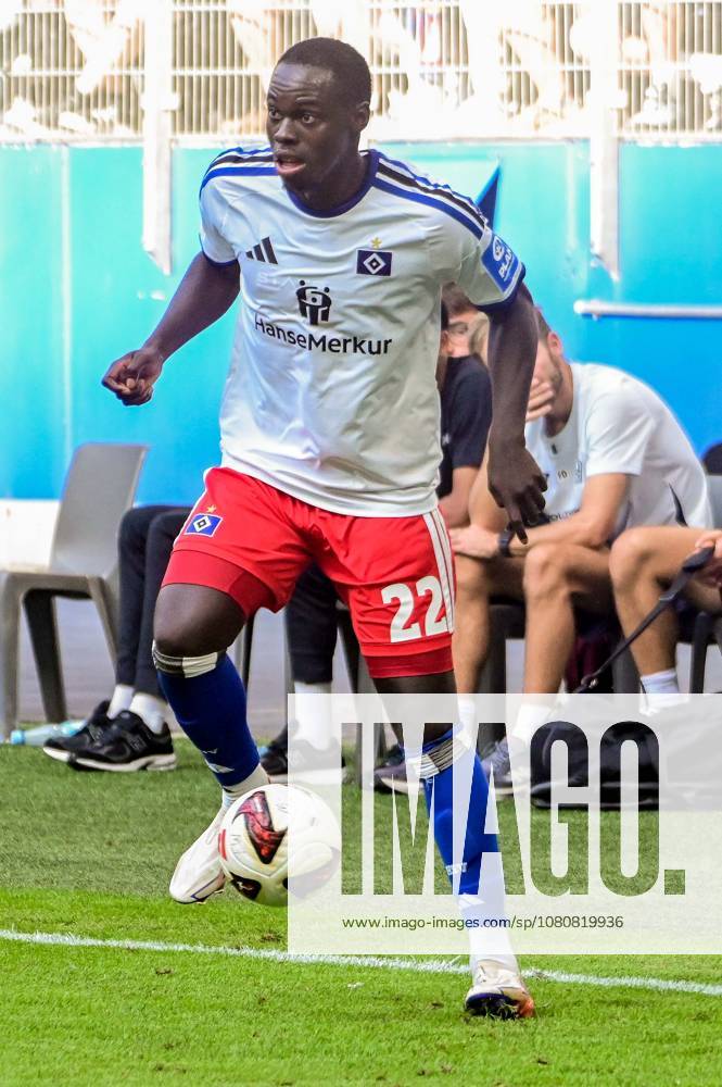 Kofi Amoako: HSV in Action Germany, Hamburg, Volksparkstadion, Soccer, Friendly Match, Bundesliga 1, Hamburger SV, OSC Lille