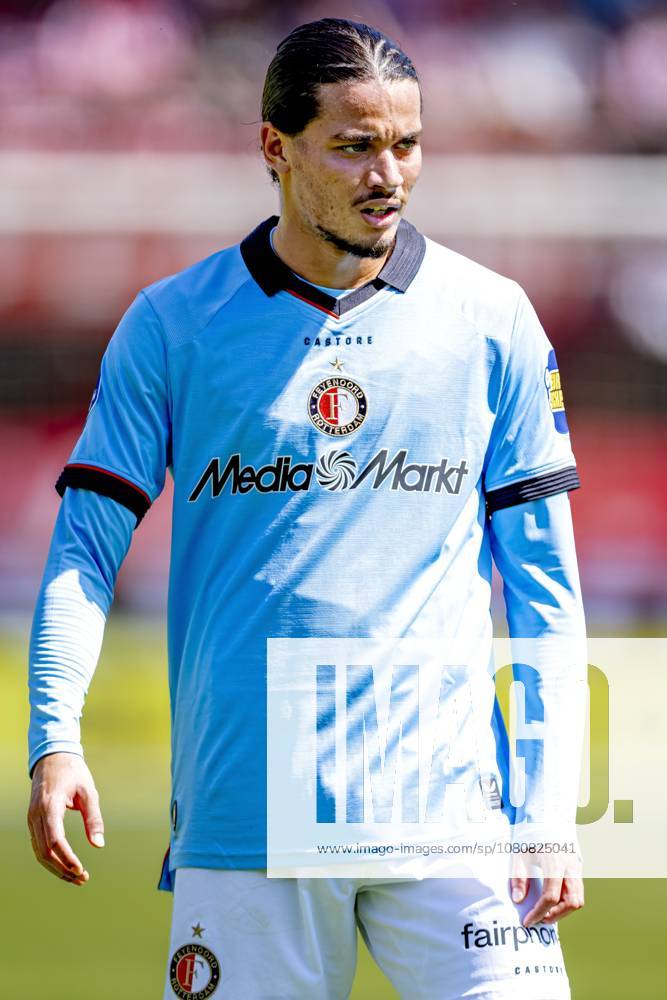 ROTTERDAM SC Feyenoord Rotterdam forward Anis Hadj Moussa during the Vriendenloterij Eredivisie match between Sparta and Feyenoord at Stadion Het Kasteel on August 9, 2026, in Rotterdam, the Netherlands. Photo by DeFodi Images