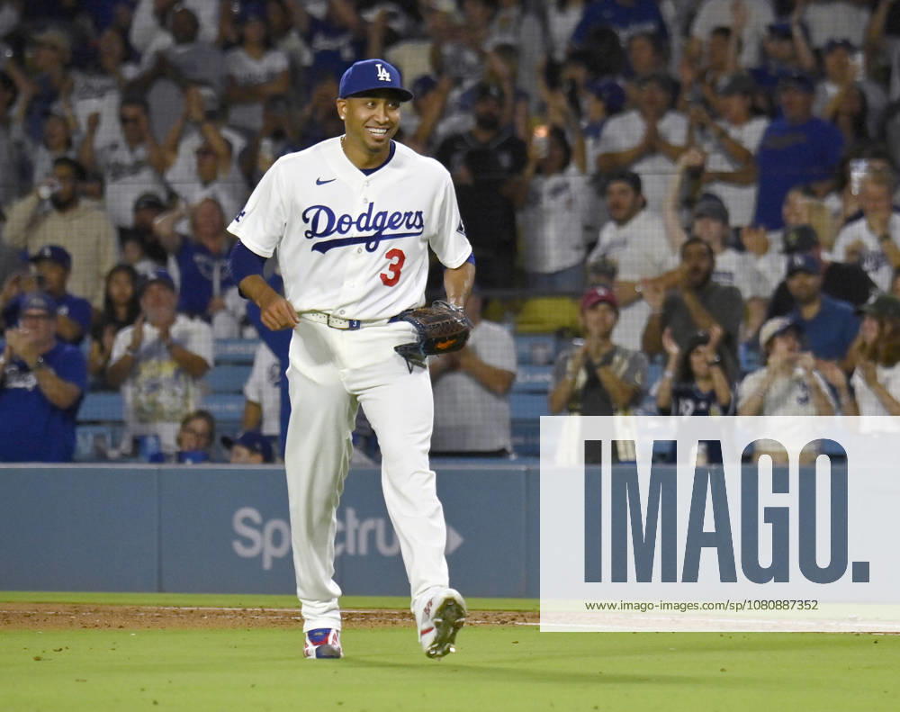 Los Angeles Dodgers closing pitcher Edwin Diaz reacts after securing his first save of August , closing out a 6-5 win over the Kansas City Royals after two blown saves in Arizona at Dodger Stadium in Los Angeles on Monday, August 10, 2026. LAP2026081001 JIMxRUYMEN