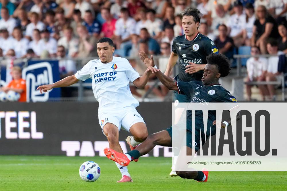 , BUKO Stadion , season 2026 2027 , Dutch Eredivisie football , match between Telstar and Sparta Rotterdam , Picture shows Telstar player Soufiane Hetli, Sparta Rotterdam player Lushendry Martes Telstar - Sparta x205710745x