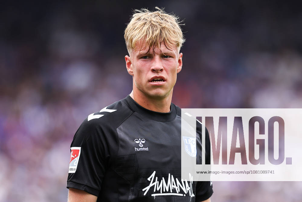 Soccer, 2. Bundesliga, VfL Osnabrück 1 FC Magdeburg, Stadion an der Bremer Brücke, Matchday 2, 2026–2027 Season Luka Hyrylaeinen 1 FC Magdeburg 38 DFB regulations prohibit any use of photographs as image sequences and or quasi-video Photo by WilkowskixPressefotoKochx Lower Saxony, Germany