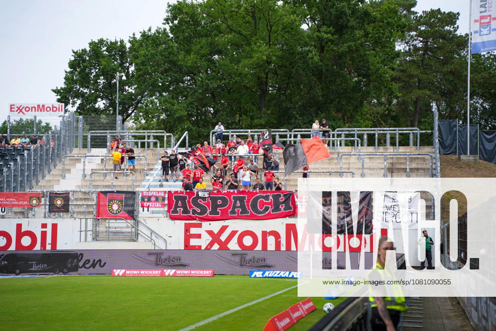 German Soccer, 3rd Division, Matchday 2, Hänsch Arena, SV Meppem vs. SG Sonnenhof Großaspach (Aspach Fans)