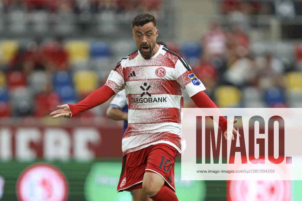 Philipp Foerster of Fortuna Düsseldorf gestures during the 3. Liga match between Fortuna Düsseldorf and TSG 1899 Hoffenheim II at the Merkur Spiel Arena on August 15, 2026, in Düsseldorf, Germany. Photo by Oliver Kaelke, DeFodi Images. Philipp Foerster of Fortuna Düsseldorf gestures during the 3. Liga match between Fortuna Düsseldorf and TSG 1899 Hoffenheim II at Merkur Spiel Arena on August 15, 2026 in Düsseldorf, Germany. Photo by Oliver Kaelke, DeFodi Images. DFB and DFL regulations prohibit any use of photographs as image sequences and or quasi-video. Photo by Oliver Kaelke, DeFodi Images.