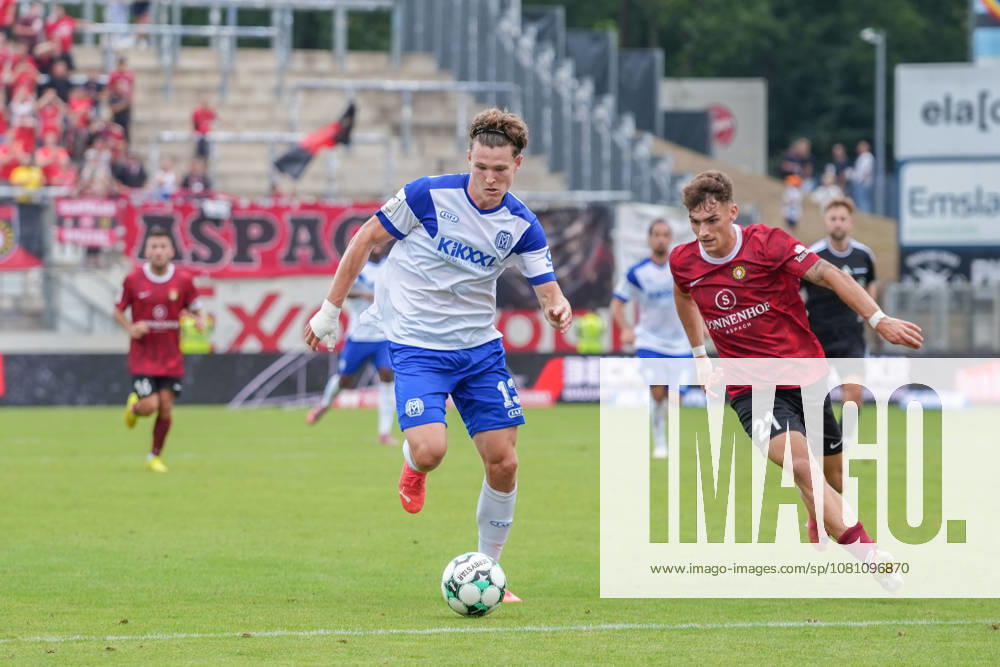 German Soccer, 3rd Division, Matchday 2, Hänsch Arena, SV Meppen vs. SG Sonnenhof Großaspach, Richard Meier, SV Meppen, 13