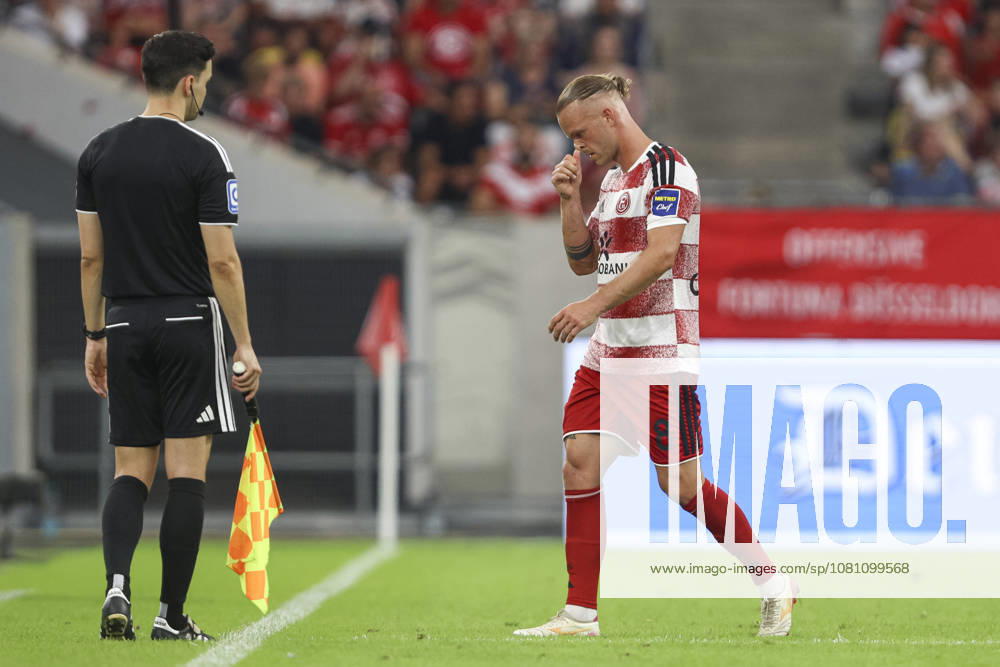 Jorrit Hendrix of Fortuna Düsseldorf looks dejected during the 3. Liga match between Fortuna Düsseldorf and TSG 1899 Hoffenheim II at the Merkur Spiel Arena on August 15, 2026, in Düsseldorf, Germany. Photo by Oliver Kaelke, DeFodi Images. Jorrit Hendrix of Fortuna Düsseldorf looks dejected during the 3. Liga match between Fortuna Düsseldorf and TSG 1899 Hoffenheim II at Merkur Spiel Arena on August 15, 2026 in Düsseldorf, Germany. Photo by Oliver Kaelke, DeFodi Images. DFB and DFL regulations prohibit any use of photographs as image sequences and or quasi-video. Photo by Oliver Kaelke, DeFodi Images