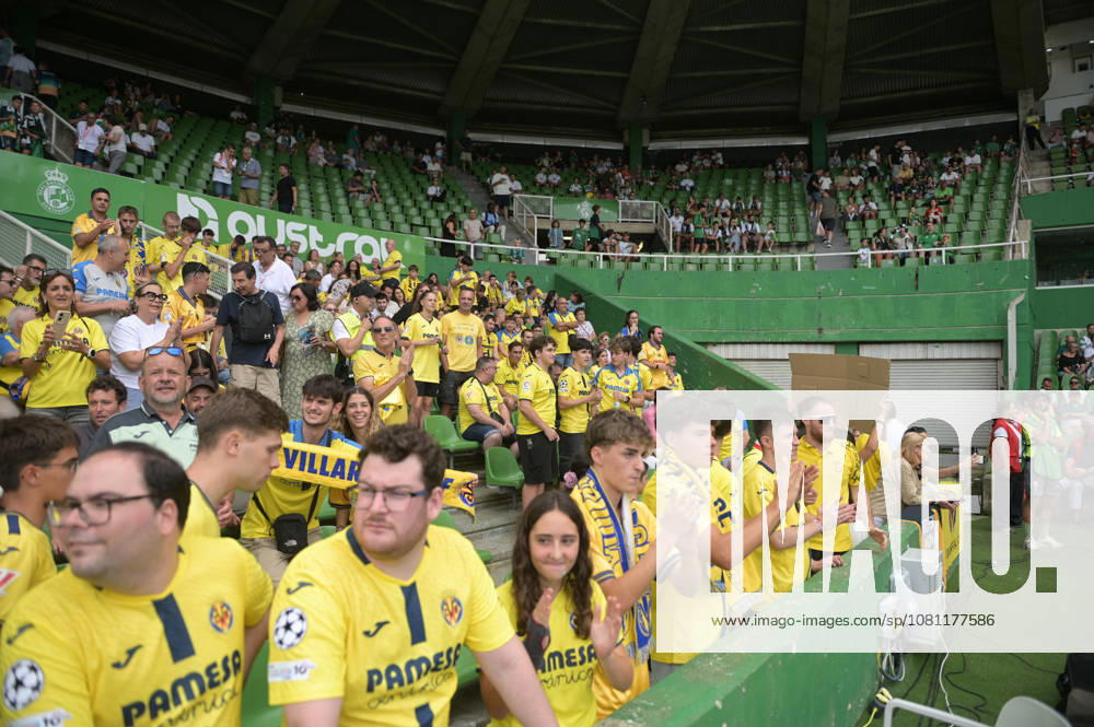 ESP LaLiga EA Sports: Racing Santander vs. Villarreal CF—Villarreal fans during the LaLiga EA Sports match between Racing Santander and Villarreal CF, played at Campos de Sport de El Sardinero Stadium in Cantabria on August 16, 2026, in Spain. Spanish Soccer