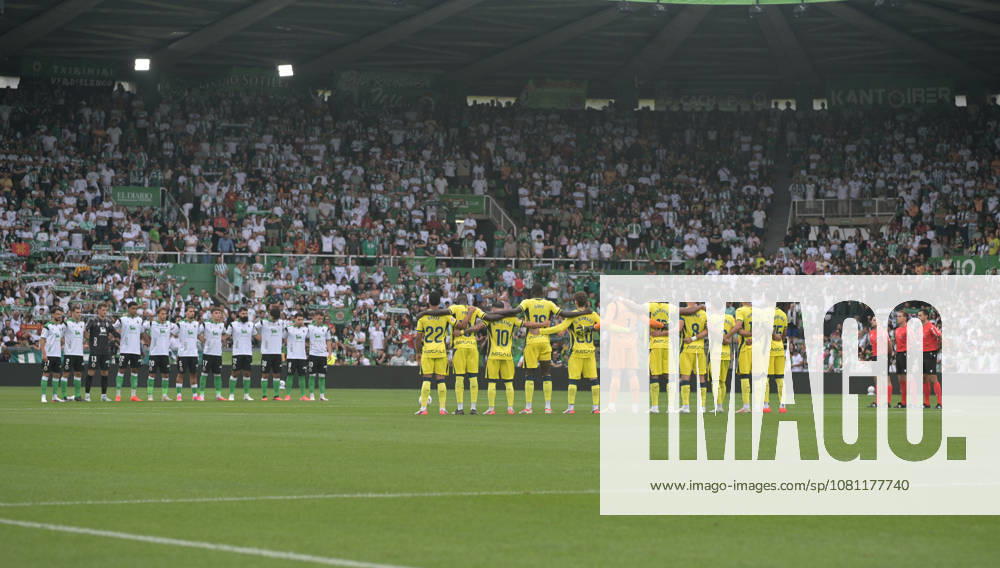 ESP LaLiga EA Sports: Racing Santander vs. Villarreal CF presentation during the LaLiga EA Sports match between Racing Santander and Villarreal CF, played at Campos de Sport de El Sardinero Stadium in Cantabria on August 16, 2026, in Spain. Spanish Soccer