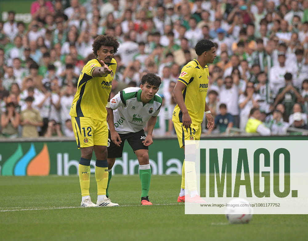 ESP LaLiga EA Sports: Racing Santander vs. Villarreal CF — Renato Veiga of Villarreal during the LaLiga EA Sports match between Racing Santander and Villarreal CF, played at Campos de Sport de El Sardinero Stadium in Cantabria on August 16, 2026, in Spain — Spain Soccer