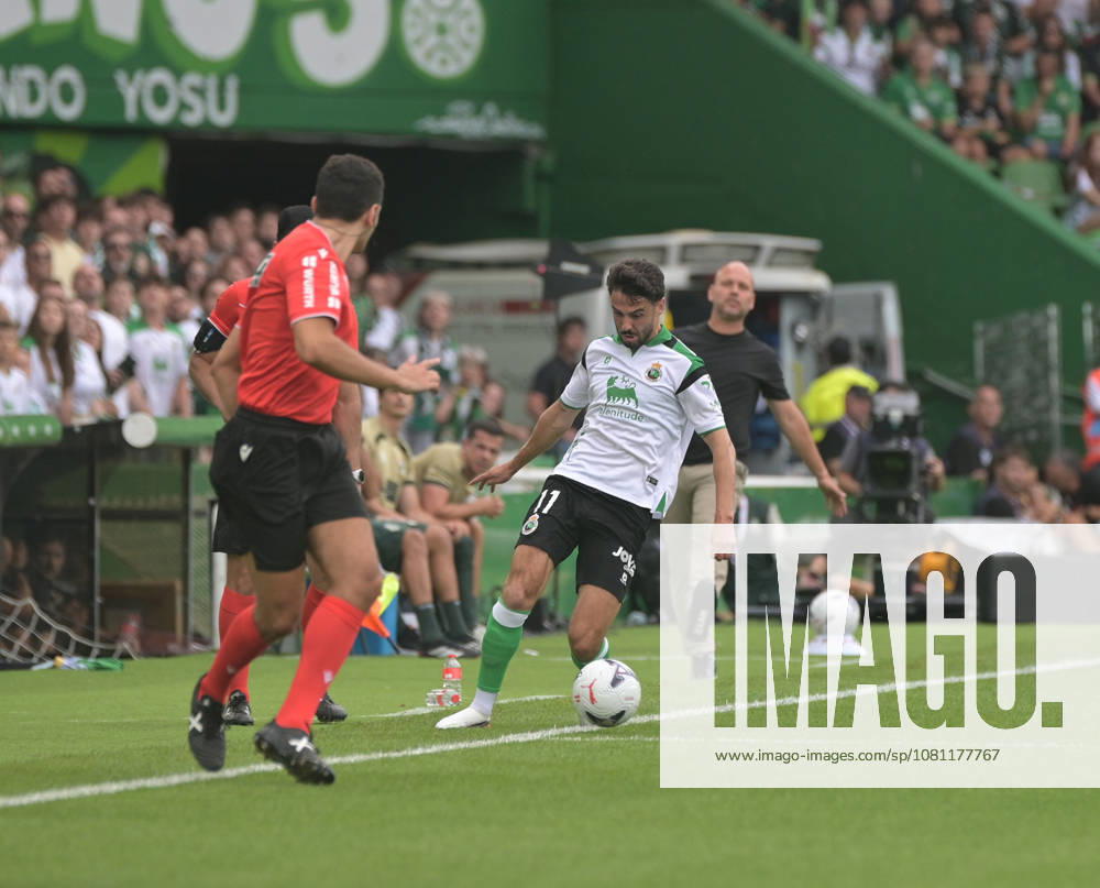ESP LaLiga EA Sports: Racing Santander vs. Villarreal CF — Andrés Martín of Racing Santander during the LaLiga EA Sports match between Racing Santander and Villarreal CF, played at Campos de Sport de El Sardinero Stadium in Cantabria on August 16, 2026, in Spain — Spanish Soccer