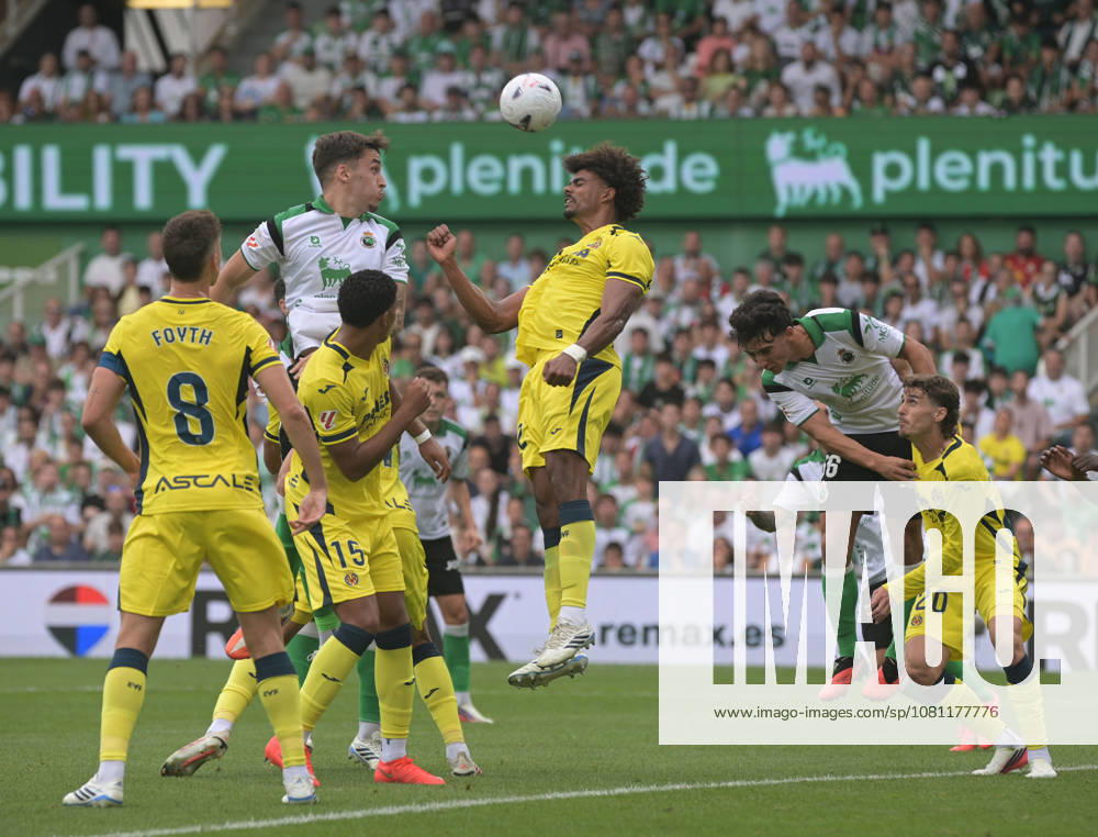 ESP LaLiga EA Sports: Racing Santander vs. Villarreal CF — Renato Veiga of Villarreal during the LaLiga EA Sports match between Racing Santander and Villarreal CF, played at Campos de Sport de El Sardinero Stadium in Cantabria on August 16, 2026, in Spain — Spain Soccer