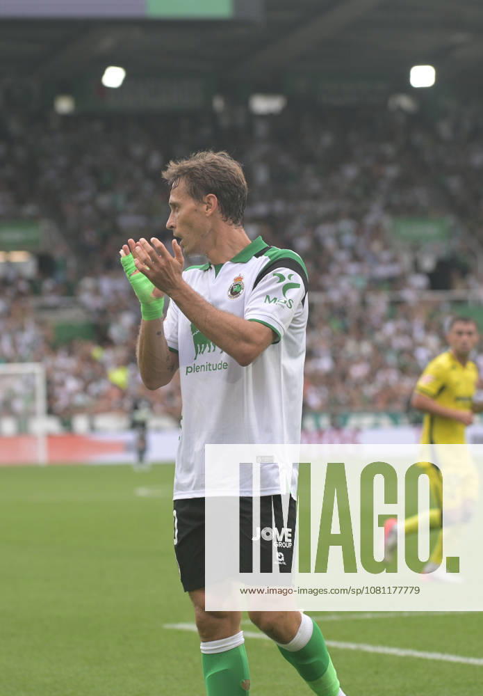 ESP LaLiga EA Sports: Racing Santander vs. Villarreal CF — Sergio Canales of Racing Santander during the LaLiga EA Sports match between Racing Santander and Villarreal CF, played at Campos de Sport de El Sardinero Stadium in Cantabria on August 16, 2026, in Spain — Spanish Soccer