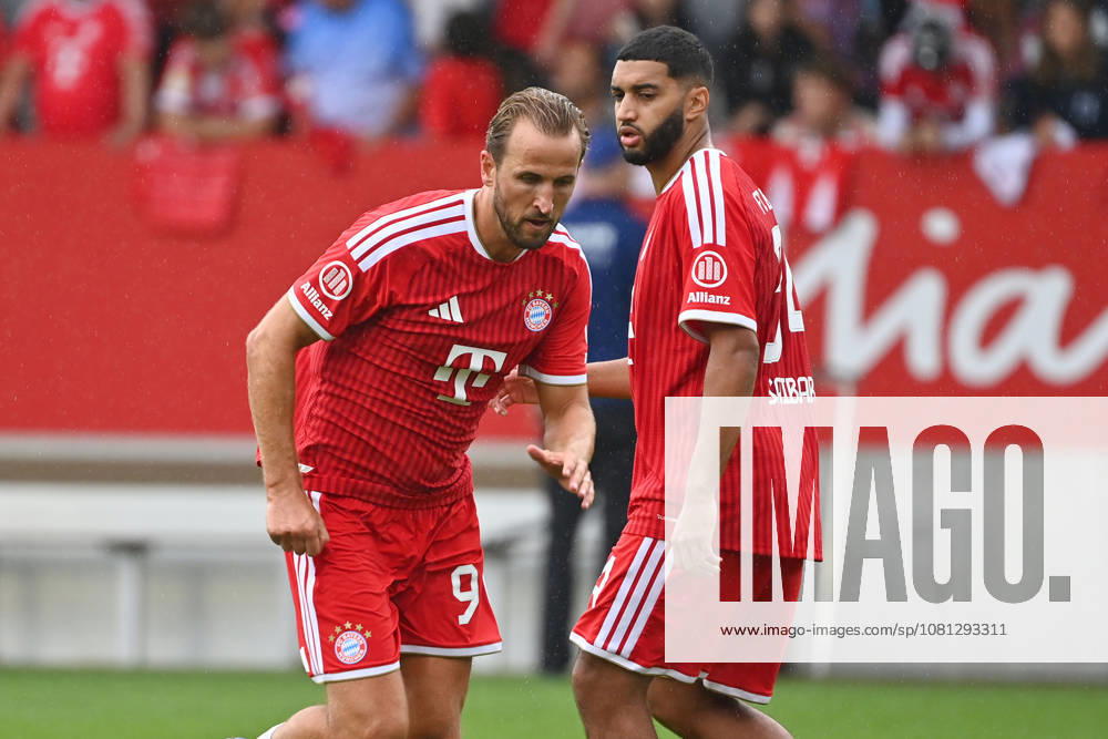 By Ismael SAIBARI, Bayern Munich; Harry KANE, Bayern Munich; Event: FC Bayern Munich Open Practice and Family Day on August 17, 2026, at the FC Bayern Campus in Munich; Soccer: Bundesliga 1, 2026–2027 Season