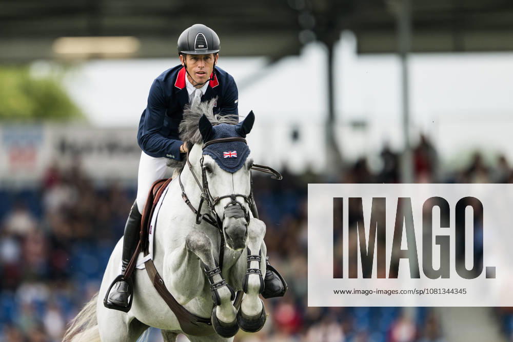 Scott Brash of Great Britain, riding Hello Mango, competes in the first round of the team and individual show jumping qualifiers on Day 9 of the 2026 FEI World Championships, 2026 in Aachen. Photo by Emma Wallskog. BILDBYRAN code EW EW0689 equestrian sports 2026 World Championships 2026 FEI World Championships BBENG equestrian sports World Championships show jumping