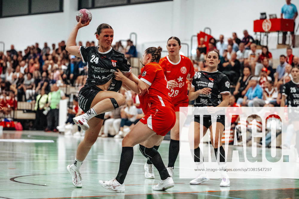 Lisa Fuchs, SG Nürtingen Zizishausen, No. 24 (GER), 1, FSV Mainz 05 vs. SG Nürtingen Zizishausen, DHB Women s Cup, Bundesliga, Matchday 1, 2026–2027 Season, August 21, 2026 Eibner Press Photo Attila Ziga GER, 1 FSV Mainz 05 vs. SG Nuertingen Zizishausen, DHB Women’s Cup, Bundesliga, Matchday 1, 2026–2027 Season, August 21, 2026, Mainz