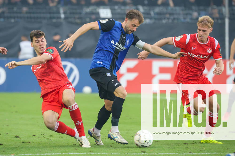 Lukas Klünter, SV Waldhof Mannheim, 24 Soccer DFB Cup, 1st Round, SV Waldhof Mannheim vs. 1. FC Kaiserslautern on August 21, 2026, at Carl Benz Stadium in Mannheim, Germany; Carl Benz Stadium, Mannheim, Germany