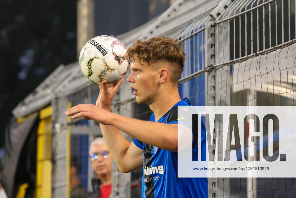 Moritz Malik Polte, SV Waldhof Mannheim, 3 Soccer, DFB Cup, 1st Round, SV Waldhof Mannheim vs. 1 FC Kaiserslautern on August 21, 2026, at Carl Benz Stadium in Mannheim, Germany; Carl Benz Stadium, Mannheim, Germany