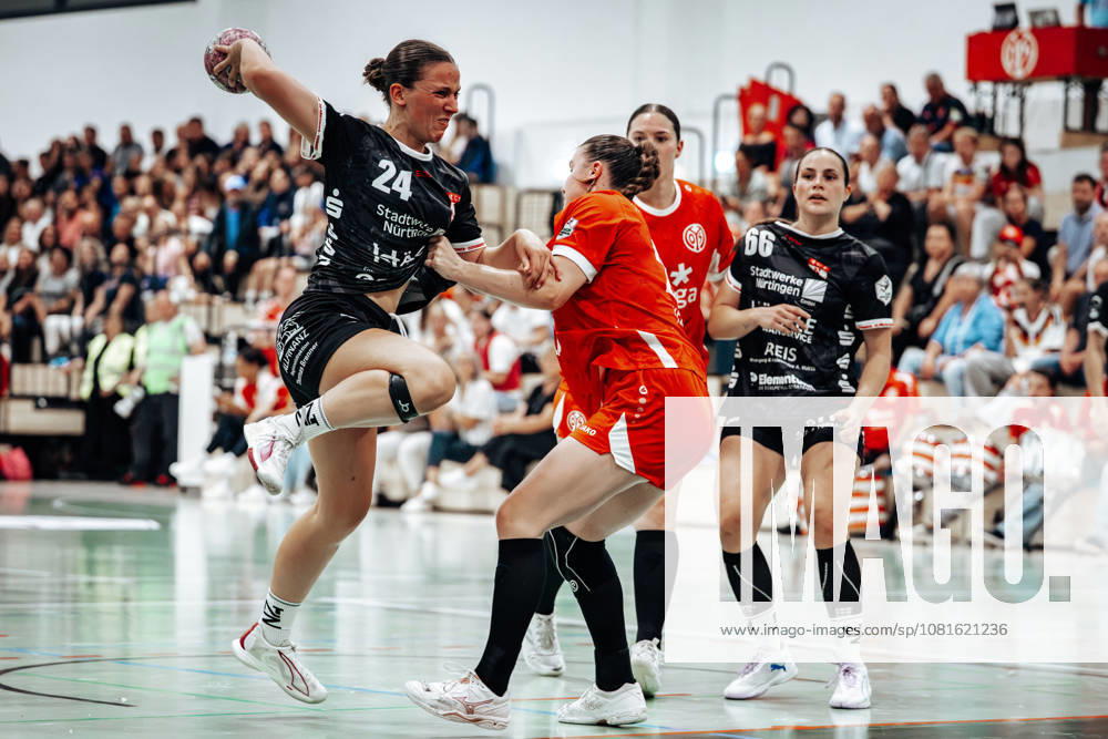 Lisa Fuchs, SG Nürtingen Zizishausen, No. 24 (GER), 1 FSV Mainz 05 vs. SG Nürtingen Zizishausen, DHB Women s Cup, Bundesliga, Matchday 1, 2026–2027 season, August 21, 2026 Eibner Press Photo Attila Ziga GER, 1 FSV Mainz 05 vs. SG Nürtingen Zizishausen, DHB Women’s Cup, Bundesliga, Matchday 1, 2026–2027 Season, August 21, 2026, Mainz