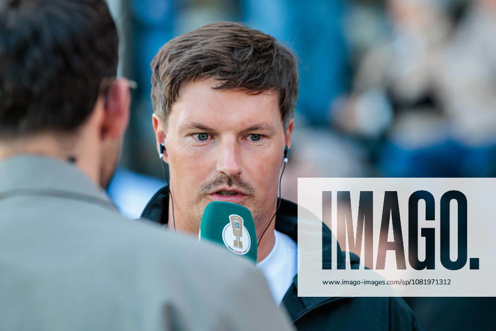 Merlin Polzin, Hamburger SV Coach, in an interview on Sky Sport GER, SC Verl vs. Hamburger SV, Soccer, DFB Cup, 1st Round, 2026–2027 Season, August 24, 2026 DFL regulations prohibit any use of photographs as image sequences and or quasi-video GER, SC Verl vs. Hamburger SV, soccer, DFB Cup, Round 1, 2026–2027 season, August 24, 2026 Verl